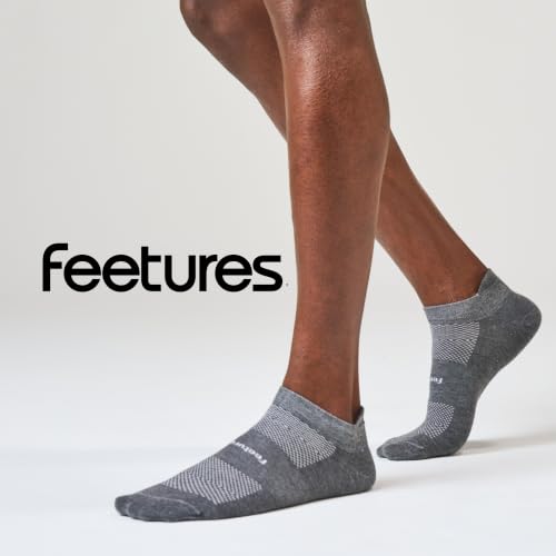 Image of Feetures High Performance Ultra Light Ankle Sock - No Show Socks for Women & Men with Heel Tab