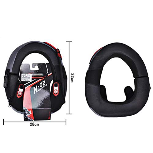 Neck Protector Motorcycle Neck Brace Support Motorcycle Neck Rests for Adult Motorcycle Cycling Protector Guard Off-Road Riding Body Protection - Thumbnail 4