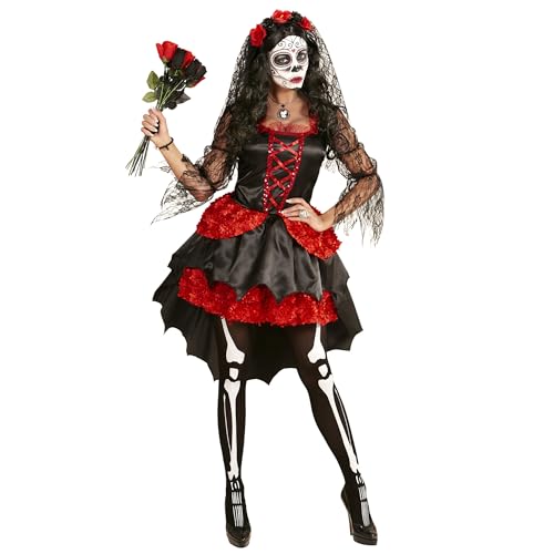 W Widmann Milano Party Fashion - Costume Sposa, Dia De Los Muertos, Abito, Giorno Dei Morti, Halloween