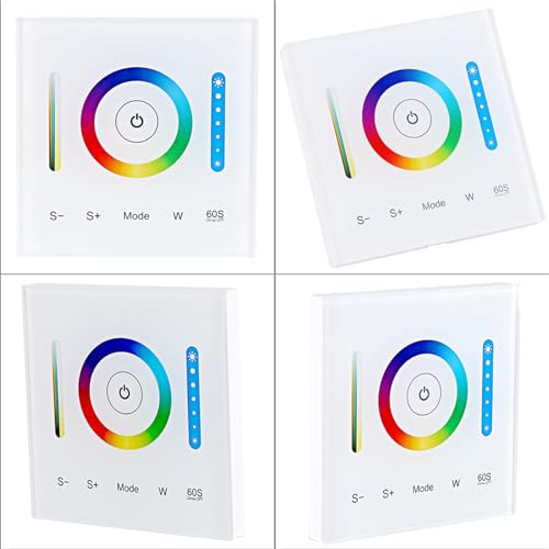 Controlador RGB LED táctil capacitivo con atenuador miniatura 4