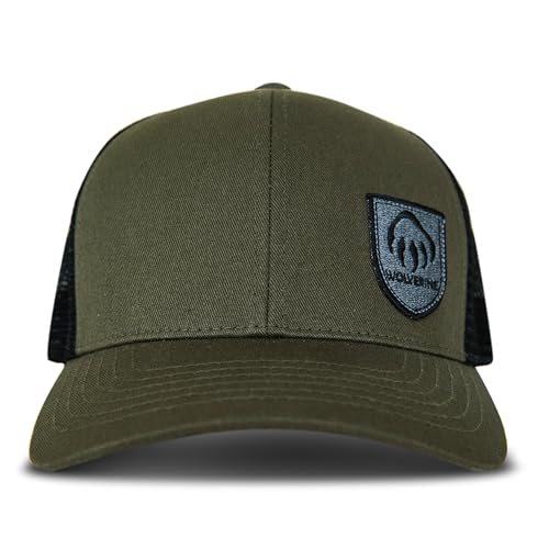 Image of Wolverine Trucker Hat | Mesh Back | Snapback | Adjustable | Rugged | Durable | Workwear