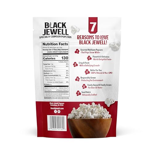 Black Jewell Gourmet Popcorn Kernels, Crimson Red, 28.35 Ounces (Pack of 1)