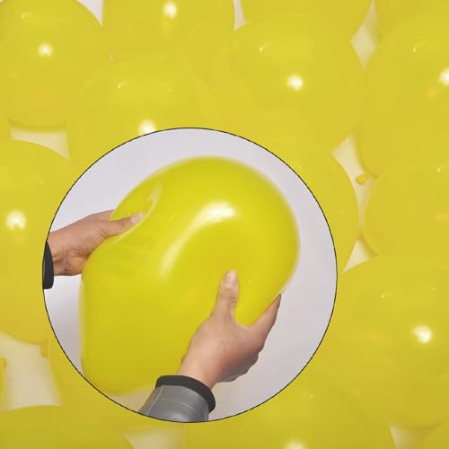 Image of 300 pack Yellow Balloons 12 Inch Yellow Latex Balloon Bulk for Party Supplies and Decorations