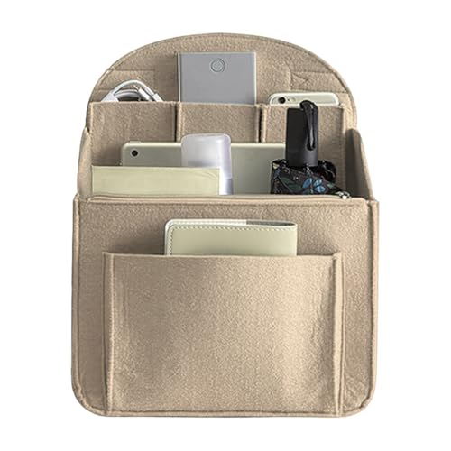 K♡ バッグオーガナイザー バックパック オーガナイザー - マルチファンクション ジッパー付き