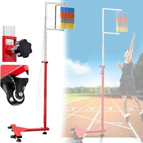 Free-Standing Jump Measurement Tester，Vertical Jump TesterVertical Jump Tester Adjustable Vertical Jump Tester Vertical Challenger Jump Tester Gauge High Jump Training for Basketball/Badmint