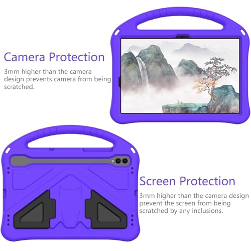 Protection EVA violette Samsung Galaxy Tab S10 FE antichoc et portable
