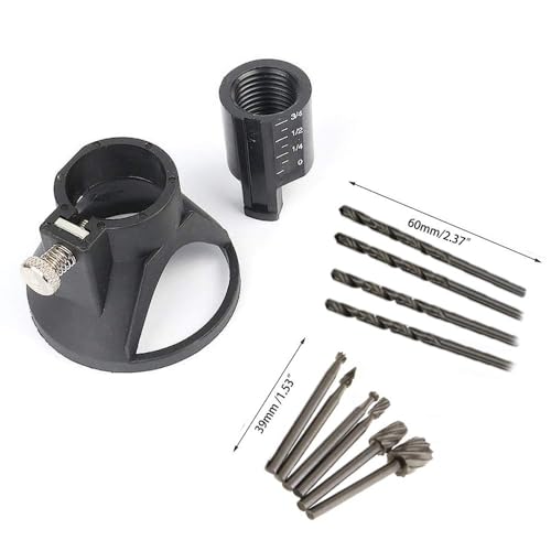 Image of DIY Craft 1 Kit, Lots Rotary Multi Tool Cutting Guide Hss Router Drill Bits Attachment Small Electric Grinding Sandpaper Combination Accessories (1)