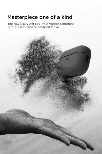 Vrs Design Modern For Apple Airpods Pro 2Nd Generation Case (2022) (Sand Stone) [Us Patent Registered] #TOP4