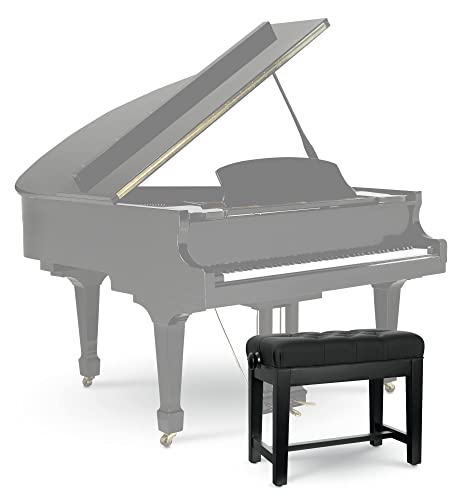 Classic Cantabile Banquette pour piano modèle X noir dépoli - Les Beatles, Paul McCartney, John Lennon, RIngo Starr, George Harrison Classic Cantabile Banquette pour piano modèle X noir dépoli – Image 6