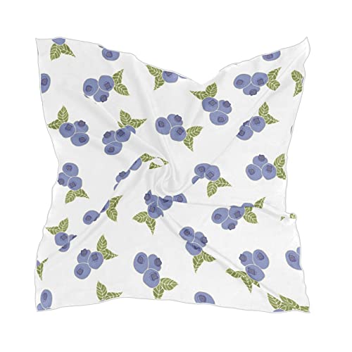 xigua Square Scarf Silk Feeling Bandanas for Women Scarves and Wraps Head Scarfs Neckerchief 23.6 Inch