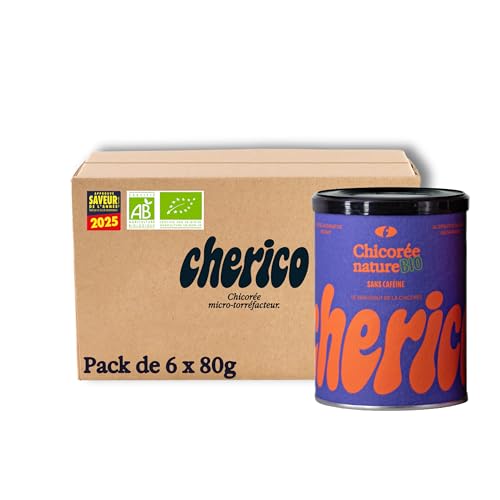 Cherico Chicorée bio – Pack de 6 x 80g (≈