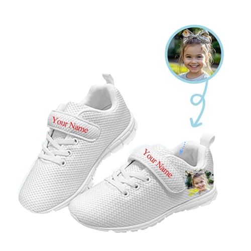 Doojoayie Kids Tennis Shoes Custom Design with Photo Number for Unisex-Child - Main Image