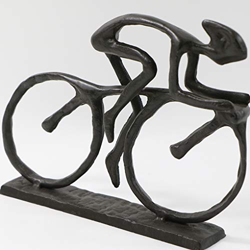 Escultura de Hierro Fundido Decorativa para Entusiastas de Bicicleta miniatura 5