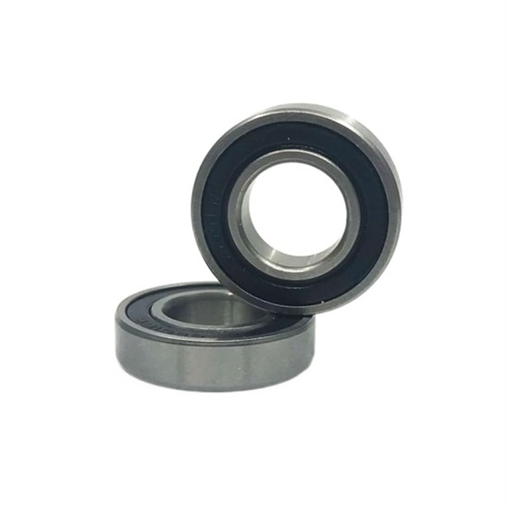 DUKUTS 2 Pcs 6000 2RS 10X26X8 Mm Keramik Hibrida Bantalan Bola Dalam Alur SI3N4 Bola 6000RS 10 * 26 * 8 Mm untuk Sepeda Bagian