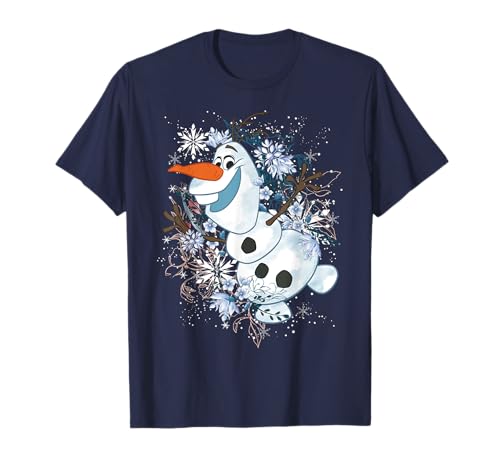 Disney Frozen Olaf Snowflakes Portrait T-Shirt