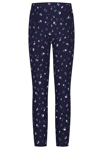 SALT AND PEPPER Girls Thermo Leggings Flowers, True Navy, 110 Bambina