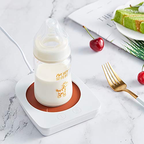 Vobaga Coffee Warmer & Mug Warmer For Home Office Home Desk Use, 20W Electric Cup Beverage Warmer Plate With 3 Temperature Settings For Tea, Water, Cocoa, Soup With Auto Shut Off After 4 Hours #TOP6