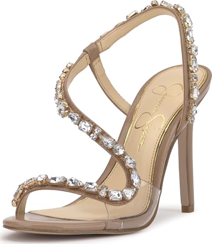Image of Jessica Simpson Jaycin Embellished Heeled Sandals
