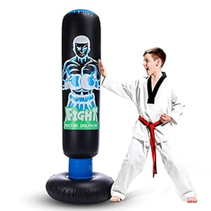 Inflatable-Kids-Punching-Bag-with-Stand-Freestanding-Punching-Bag-with-Bounce-Back-Tall-63-inch-Fitness-Boxing-Bag-for-Practice-Kickboxing-Taekwondo-MMA-Karate-for-Kids-and-Adults Inflatable Kids Punching Bag with Stand 63 inch with Stand Freestanding Punching Bag with Bounce Back Tall 63 inch Fitness Boxing Bag for Practice Kickboxing Taekwondo MMA Karate for Kids and Adults