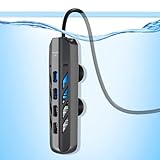 Small Aquarium Heater 50W, Submersible Aquarium Heater with Protective Cover and Work Indicator Light, Constant Temperature 78℉ around for Freshwater and Saltwater Tanks, 5-10 Gallon Fish Tanks