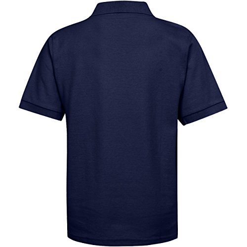 Image of Premium Wear Boys School Uniform Short Sleeve Stain Guard Polo Shirt