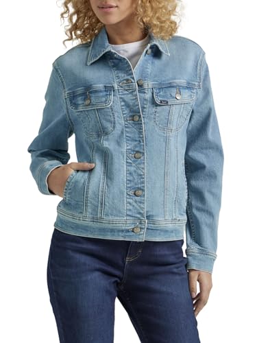Lee - Cazadora vaquera Legendary Rider para mujer, XL