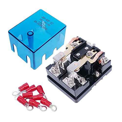Twtade/Jqx-62F-2Z Coil Voltage Ac 110V 80A Dpdt Electronmagnetic Relay,High Power Relay Ac 110V #TOP1