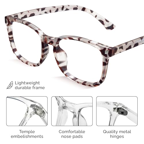 Image of livho High Tech Blue Light Glasses - Advanced Blue Light Blocking Computer Glasses - Screen Fatigue & UV Protection