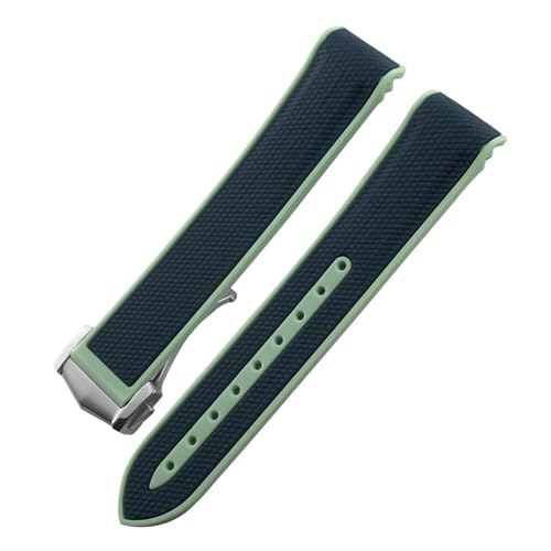 [[ł] 18mm 19mm 20mm J[uGh \tgo[VREHb`oh IKΉ V[}X^[ 300 Xs[h}X^[Ή Jt[EHb`Xgbv(Blue green,18MM_BLACK BUCKLE)