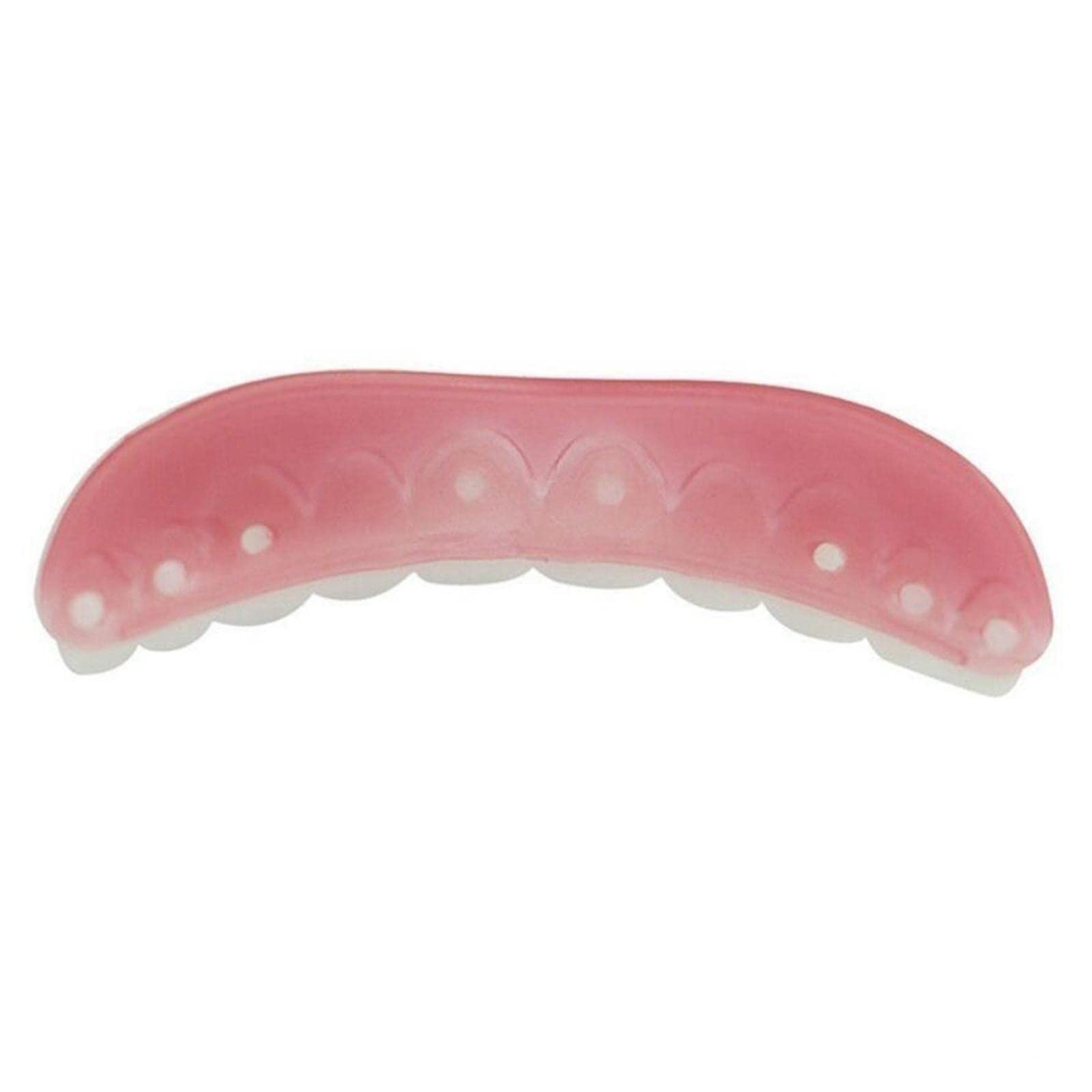 Meadawgs® Upper Lower Veneers False Teeth Denture Bright White Shade for upper jaw