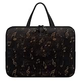 Treer Moderner Musikstil Laptoptasche, Handtasche Damen Herren, Laptop Tasche mit Reißverschluss,...