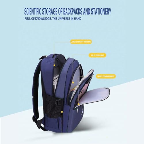 Impulse Astronaut 27L Unisex Stylish &Trendy Water Resistant Printed Bag, College Travel 5 Compartment Backpack, School Bag For Boys & Girls - Image 4