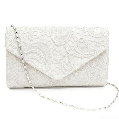 Image of 2026 Lace Embroidered Clutch Dressy Purse Envelope Evening Bag