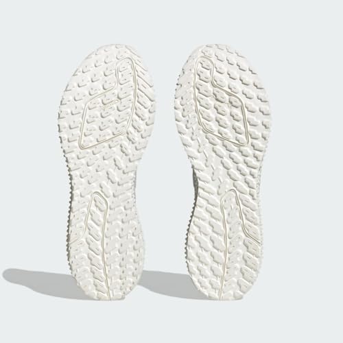 Image of adidas Ultra 4DFWD Mens Shoes Size 7, Color: Crystal White /Linen Green /Wonder Silver