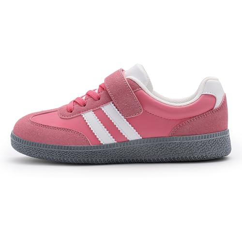 Rihero Boys Girls Sneakers Kids Cute School Uniform Shoes Slip on Walking Sneakers for Toddler/Little Kid/Big Kid2