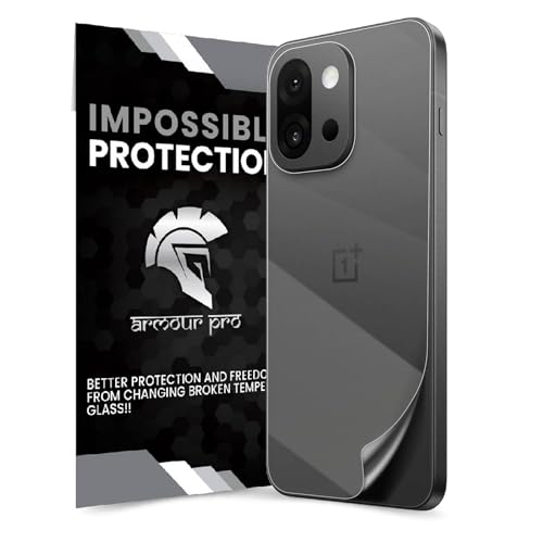 Image of ArmourPro Back Screen Protector for OnePlus 13s, Premium Ultra Thin TPU Back Membrane Guard, Bubble-Free, Edge to Edge Coverage, Fingerprint Friendly | Crystal Clear, 1 Pack