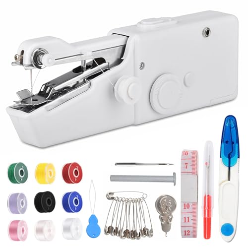 Upgraded Handheld Sewing Machine White