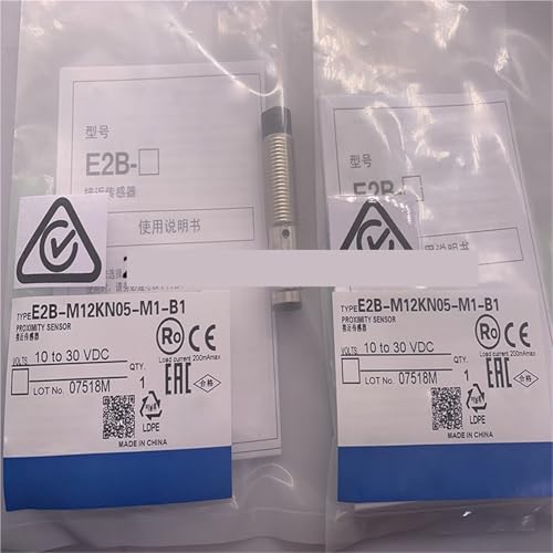 Sensor E2B-M12KN05-M1-C2 inductivo M12 5mm PNP NC de proximidad 2