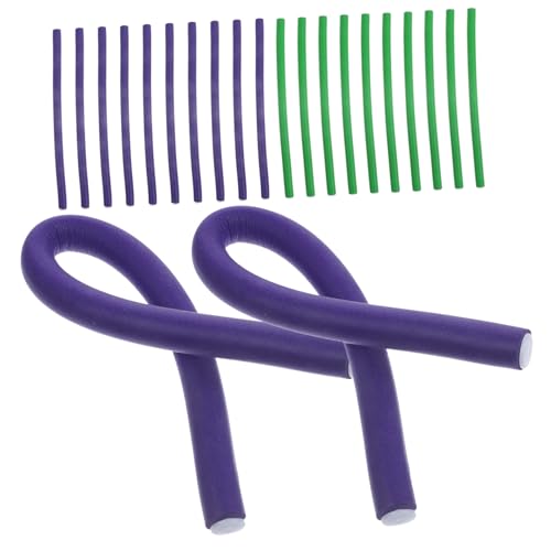 PACKOVE 2 Paquetes Rodillos de Espuma para Rizar el Cabello sin de Herramienta de Flexible y para Mujeres Colores Aleatorios Color Aleatorio