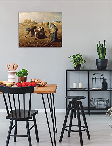 Decorarts - The Gleaners, Jean-Francois Millet Art Reproduction. Giclee Canvas Prints Wall Art For Home Decor 24X20 #TOP2