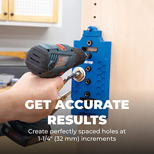 Kreg KMA3232 Shelf-Pin Jig 5 mm - Drilling Guide for Shelves - Shelf Pin Drilling Jig - Steel-Enforced Drill Guide - Woodworking Tools & Accessories 3 Kreg KMA3232 Shelf-Pin Jig 5 mm - Drilling Guide for Shelves - Shelf Pin Drilling Jig - Steel-Enforced Drill Guide - Woodworking Tools & Accessories - Image 3