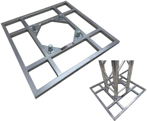 26"x26" Lightweight Sturdy Metal Frame Base for 12"x12" Square Trussing Fits All Major Name Brands Includes 8 Couplers/Pins/Clips