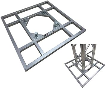 26"x26" Lightweight Sturdy Metal Frame Base for 12"x12" Square Trussing Fits All Major Name Brands Includes 8 Couplers/Pins/Clips