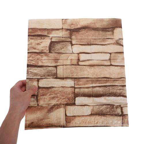Pegatinas de pared 3D fáciles de cortar decorativas y lavables ABOOFAN 5
