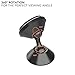 ROKFORM - Adjustable Magnetic Car Mount, 360 Degree Swivel with 3M VHB Tape, Cell Phone Holder, Aluminum Dashboard Phone Mount Stand for Truck Car & Van (Black)