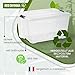 Iris Ohyama, Kunststoff-Aufbewahrungsbox mit Deckel, 45L, 3er-Set, Transparent, 98% recycelter Kunststoff, Verschlussclips, Griff, Stapelbar, Fürs Schlafzimmer, Ankleidezimmer, Büro, BPA-frei, BSB-45