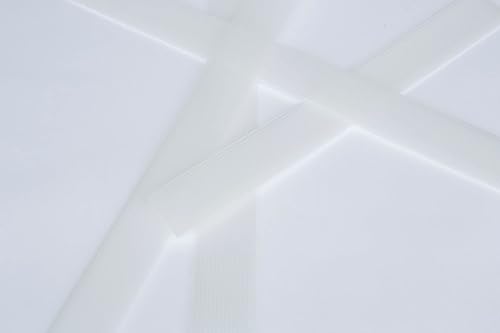 2 x 95 pulgadas 0.157in blanco Pollycor corrugado plantilla de encimeras tiras - Viene en una caja de lage 168 tiras- Precio INCLUYE ENVÍO, ligero y