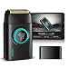 VGR Professional Electric Foil Shaver Men for Face Hair, Beard, Neck, Bald Head, Cordless USB-C Rechargeable Battery - Dry Razor - Barber Skin Fade - Shaving Machine for Close Clean Shave