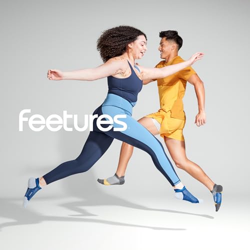 Image of Feetures Elite Light Cushion No Show Tab Sock Wave