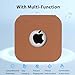 Case for Apple 2024 Mac Mini M4 / Mac Mini M4 Pro,NOUKAJU PU Material Protective Cover,Drop-Proof,Scratch-Proof,Shock-Proof,Dust-Proof,Protective Case for Mac Mini 2024(Brown)